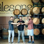 Doug and Brian Coombs with Matt Van Wyk